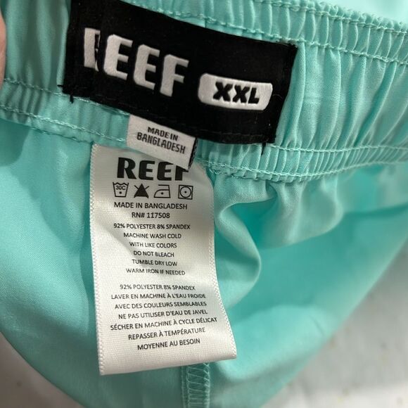 Reef aruba blue woven Board shorts size XXL NWT - Picture 11 of 12